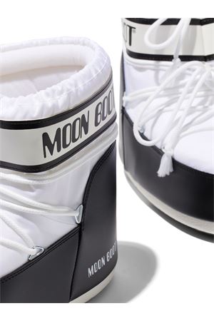 Icon Low White Nylon Boots MOON BOOT | 80D1409340.A001